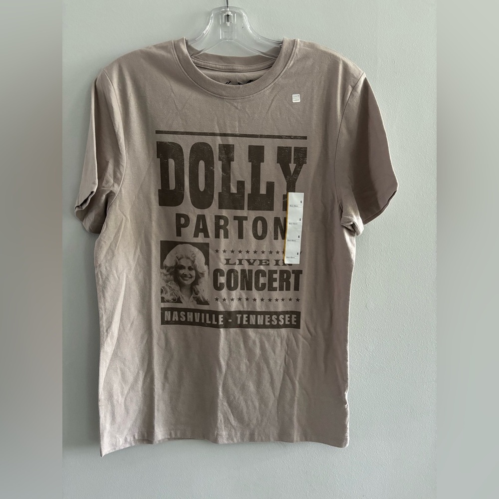 Dolly Parton Tan Graphic T-Shirt